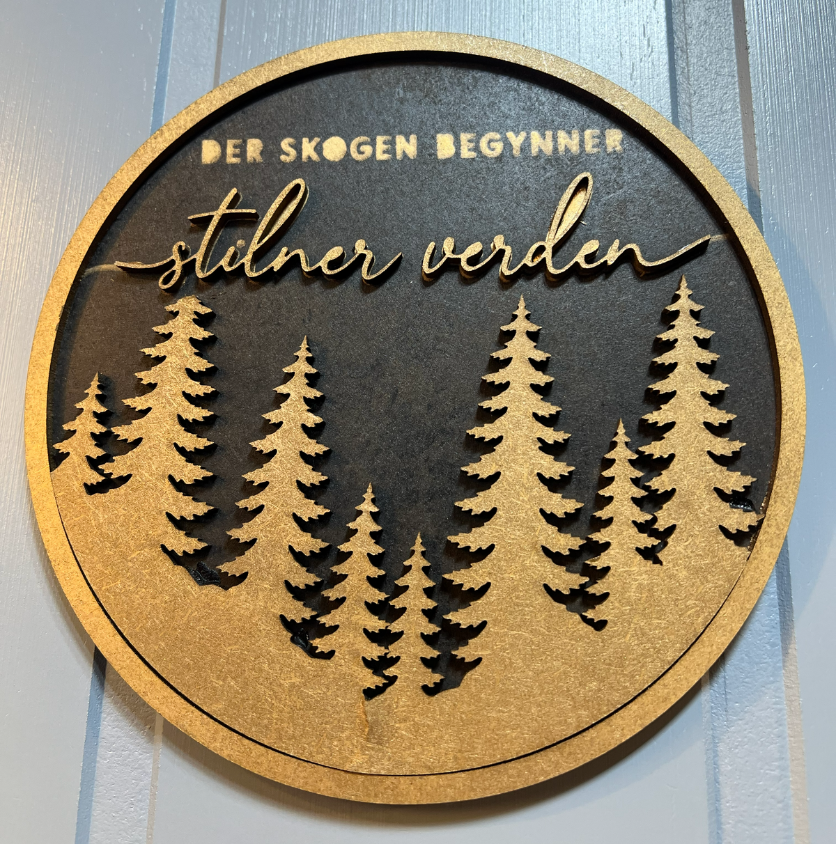 «Der skogen begynner, stilner verden»