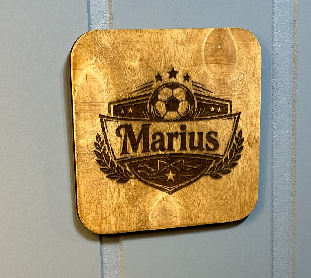 Personlig navneskilt – Fotball