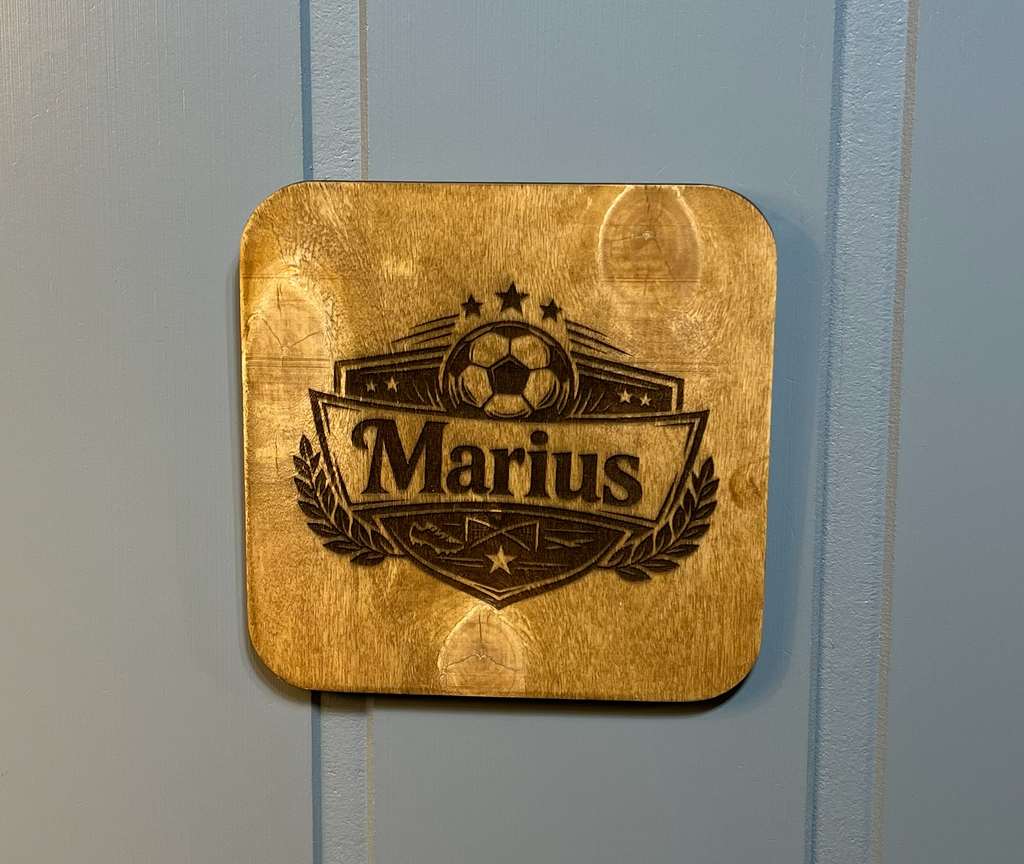 Personlig navneskilt – Fotball