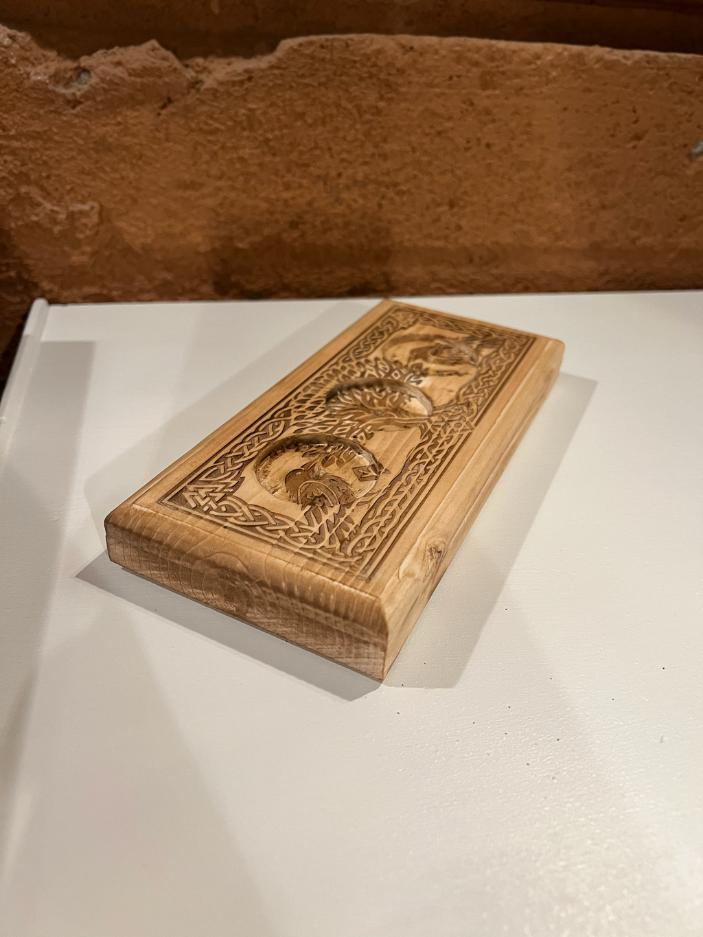Vikinginspirert telysholder i tre V2